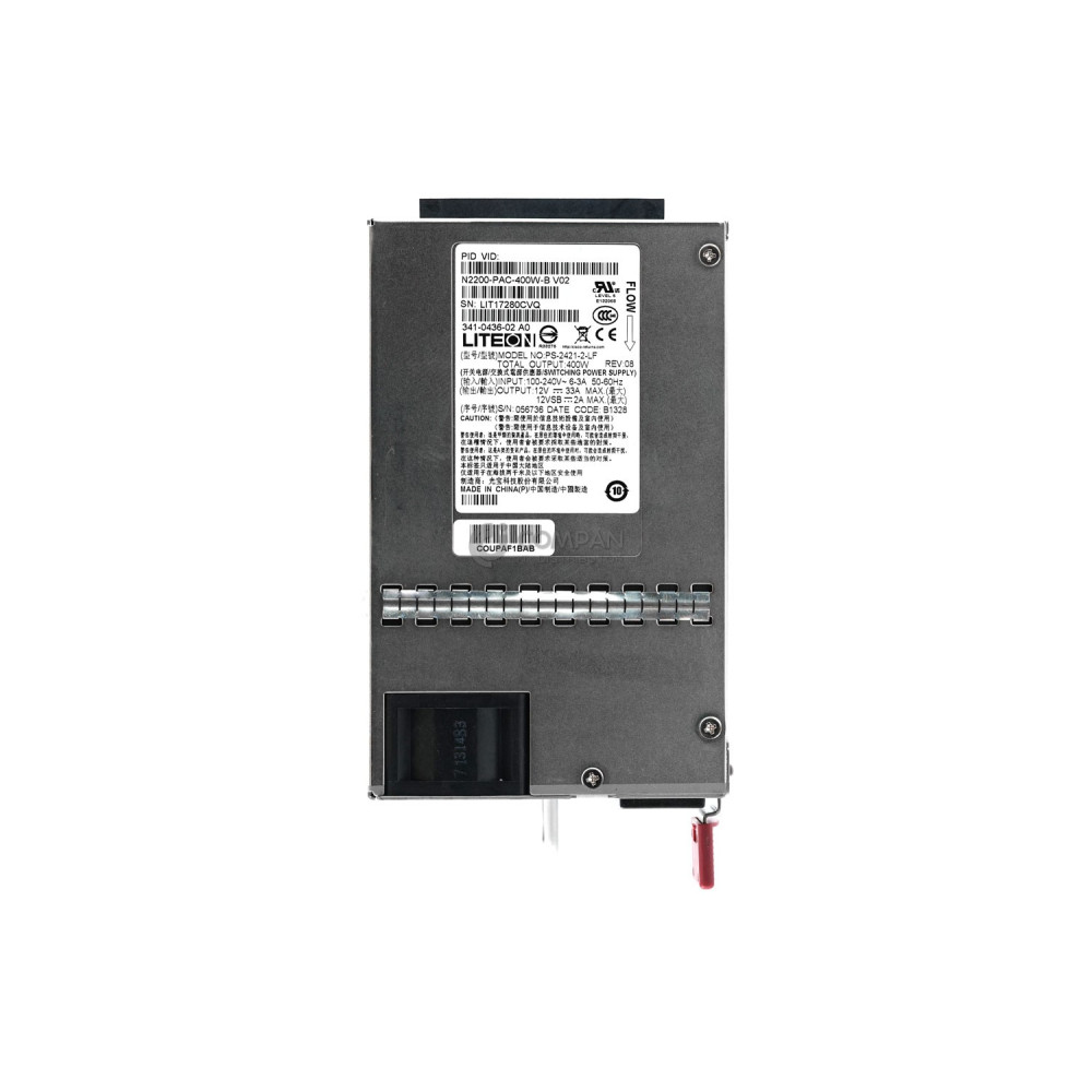 N2200-PAC-400W-B CISCO 400W PORT SIDE INTAKE PSU FOR CISCO NEXUS 2232PP